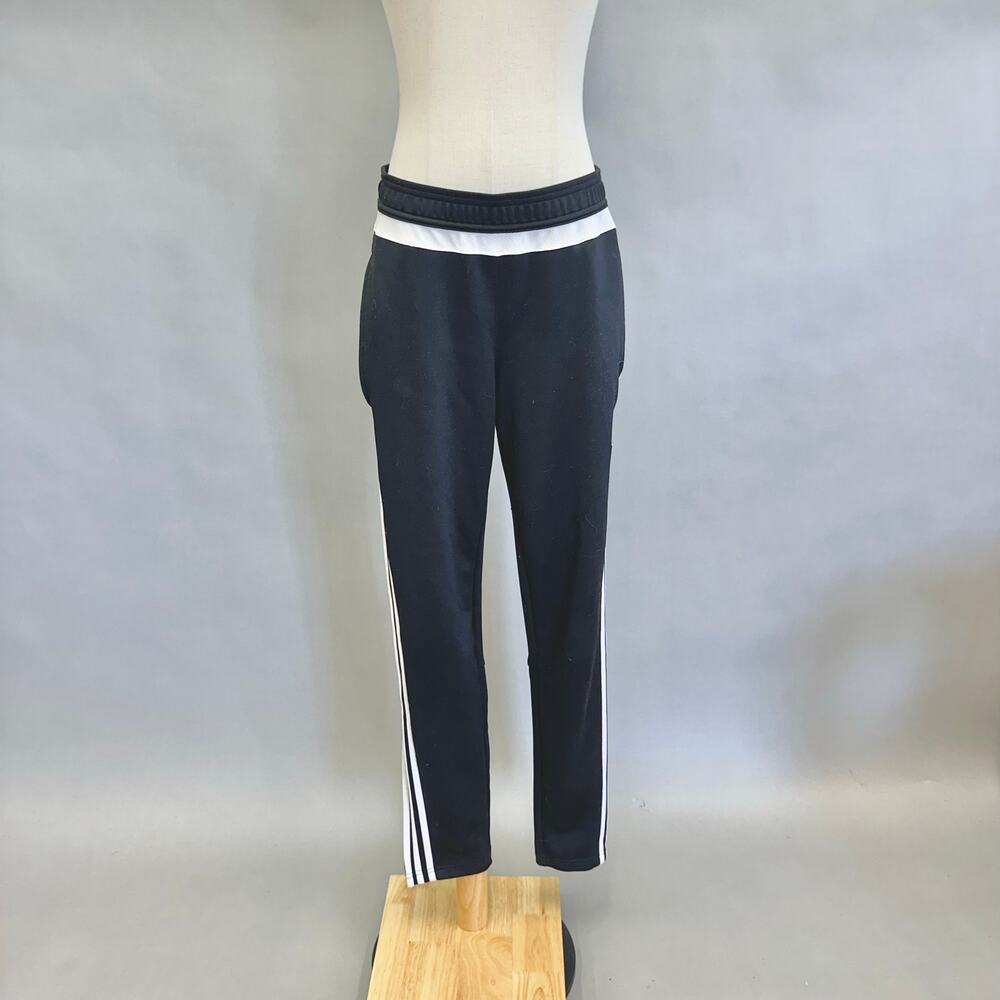 Adidas Tiro 3 stripe zip leg pants soccer track mic rise men's Size medium